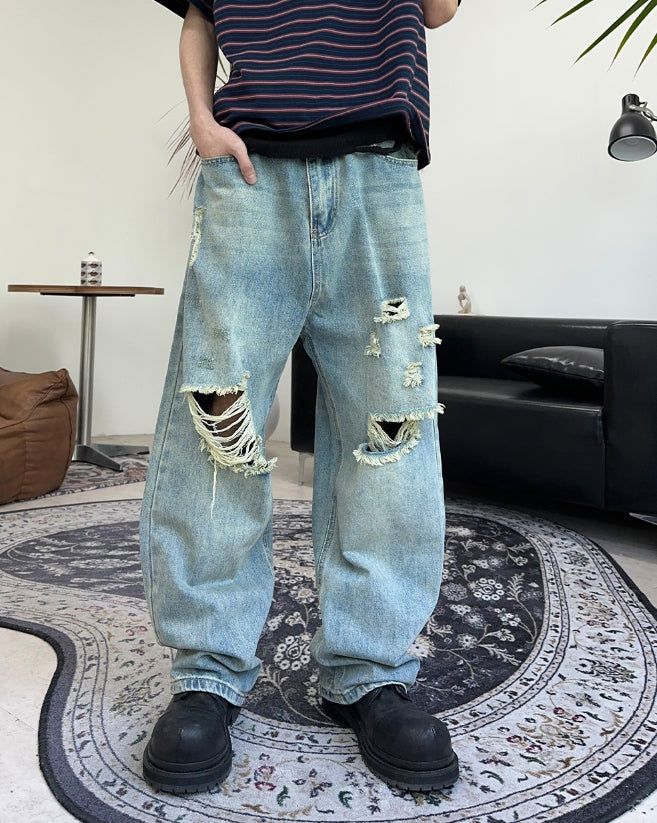 Ean Washed Destroyed Jean