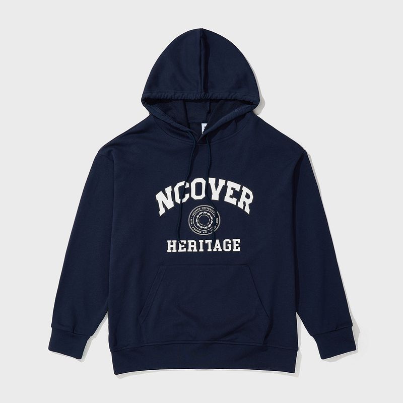 NCOVER(エンカバー)の「UNION BIG LOGO HOOIDE-NAVY(Tops)」