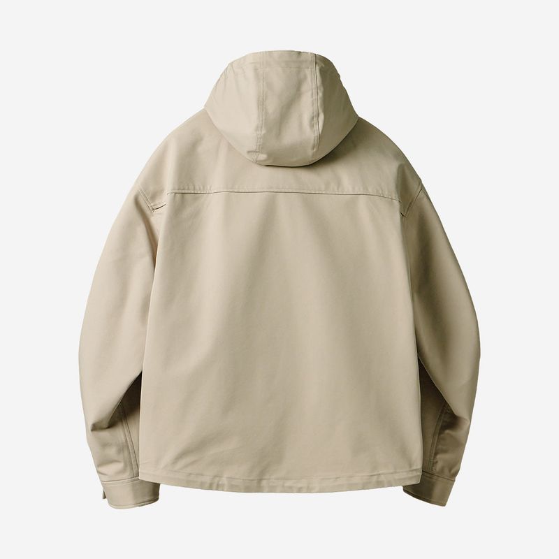 3 Layer Hard Shell Short-Jacket - BEIGE