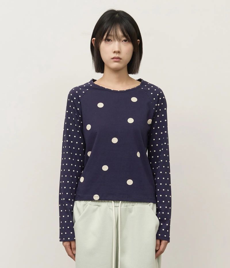 HIFIFNK（ハイファイファンク）の「(W) Greek Dot Raglan Top（Tops）」