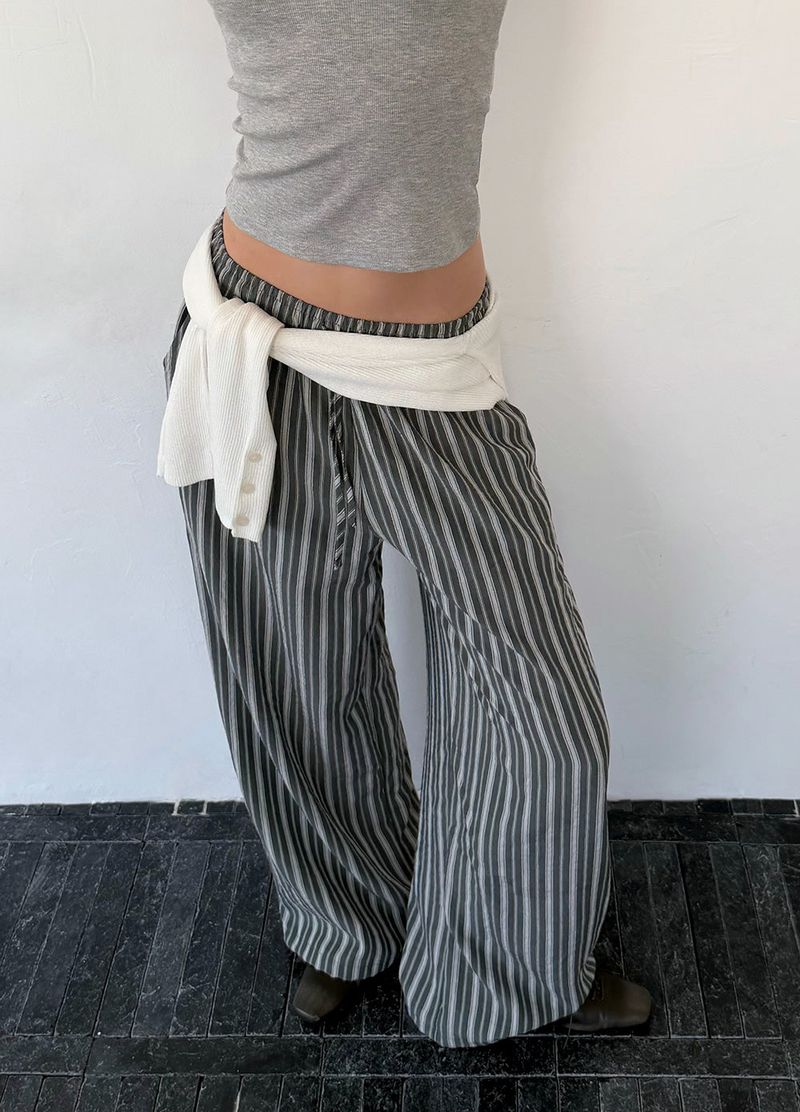 [ORIGINAL] Radi Stripe Summer Two-Way Pants