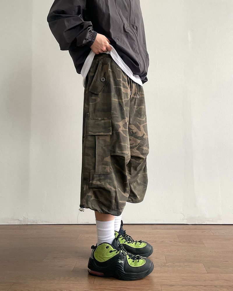 Terran Camo Cargo Bermuda Pants