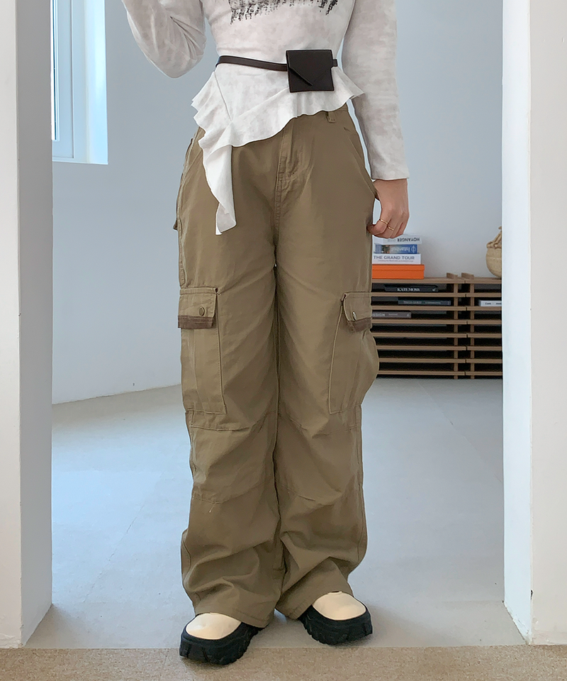 モダンカーゴストレートフィットパンツ