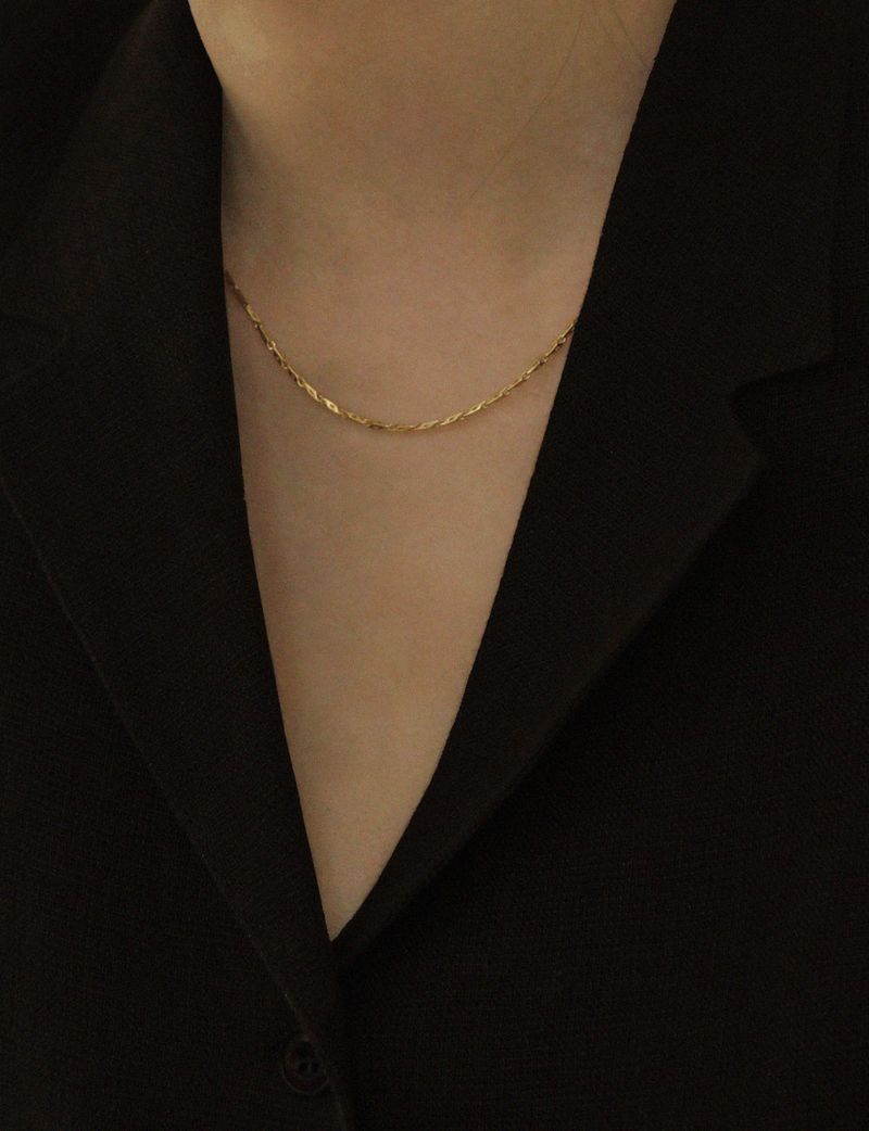 ANDEZVOUS(アンデビュー)の「CITY CHAIN GOLD NECKLACE(Accessories)」