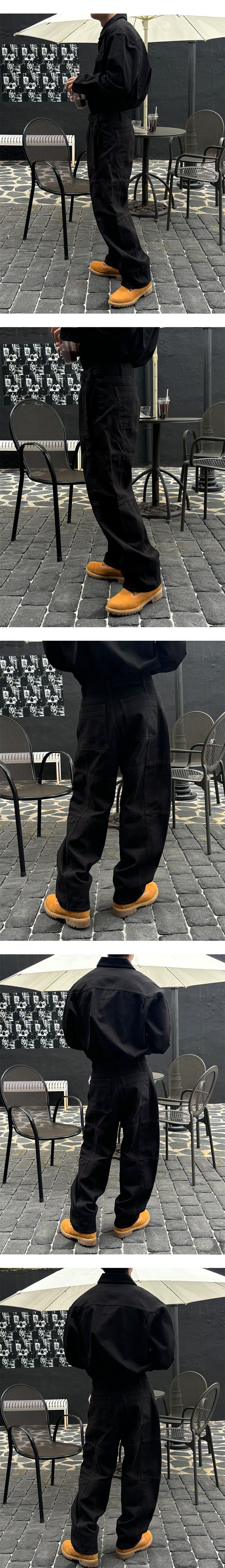  [SET UP가능] Stitch two pocket shirts(2color)