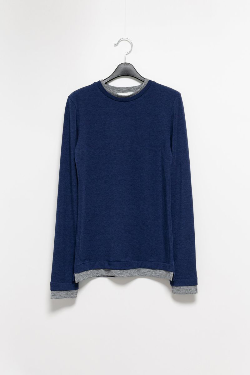 color layered long top(4colors)