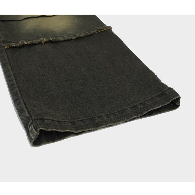 Franken cargo denim pants