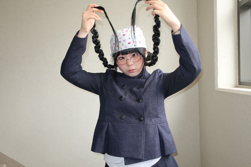 ダブルボタンデニムジャケット