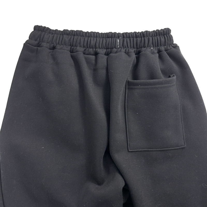 rib fleece sweat pants