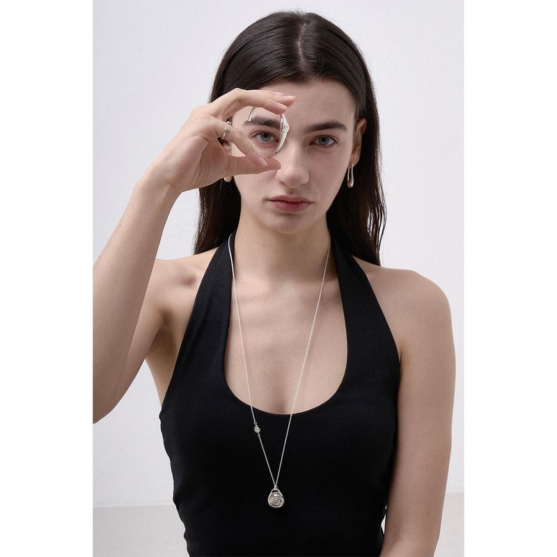 B.006/SHELL BANGLE BRACELET
