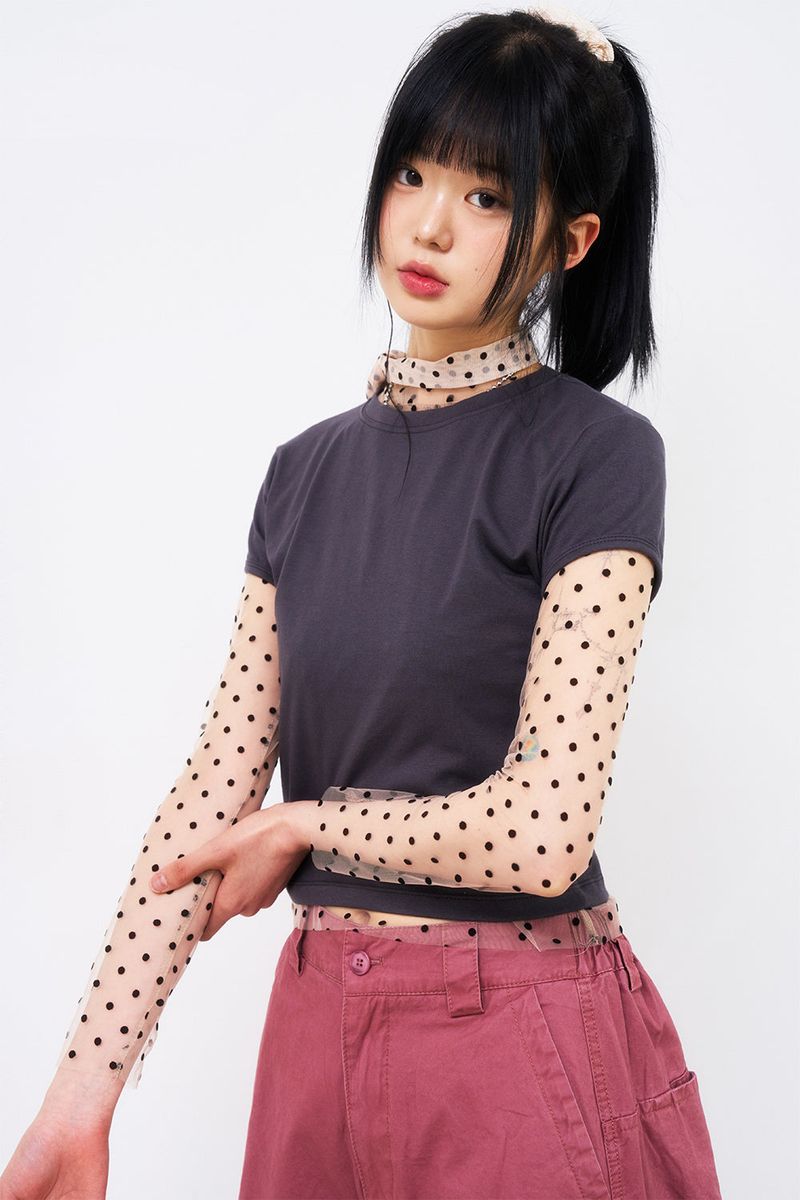 Camilla basic crop T-shirt