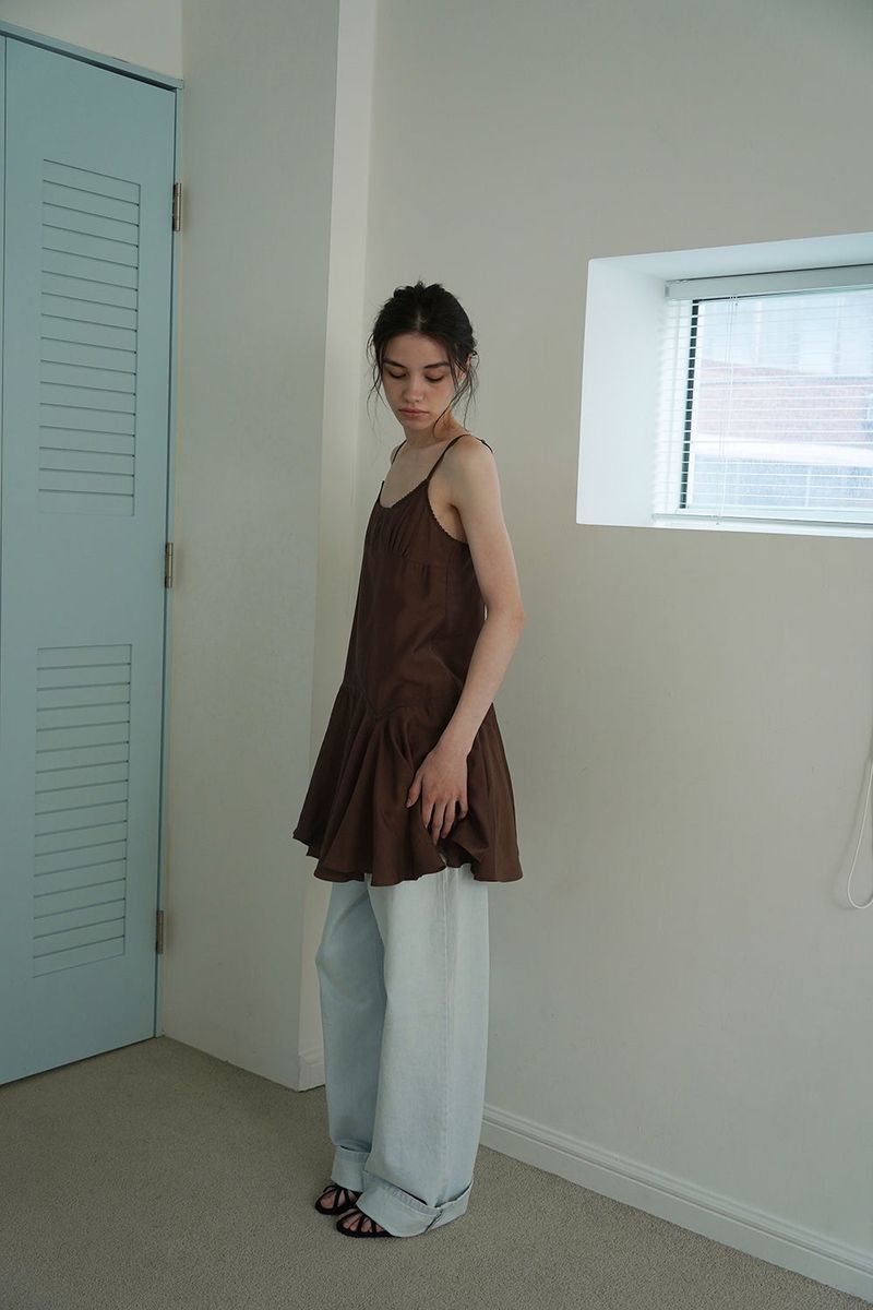 Nina slip dress_brown