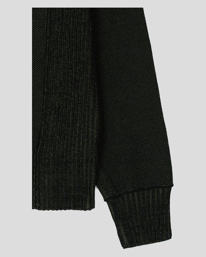 (UNISEX) Two-Tone Round Knit