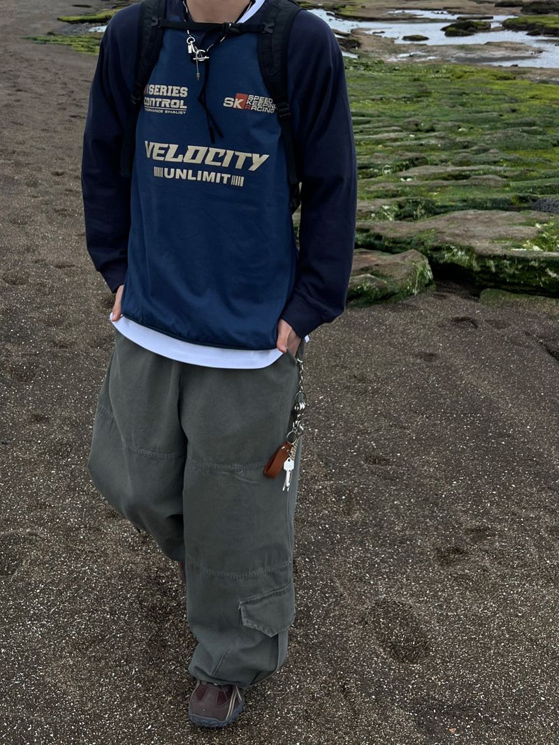 Segmented Panel Cargo Pants (4 Colors)