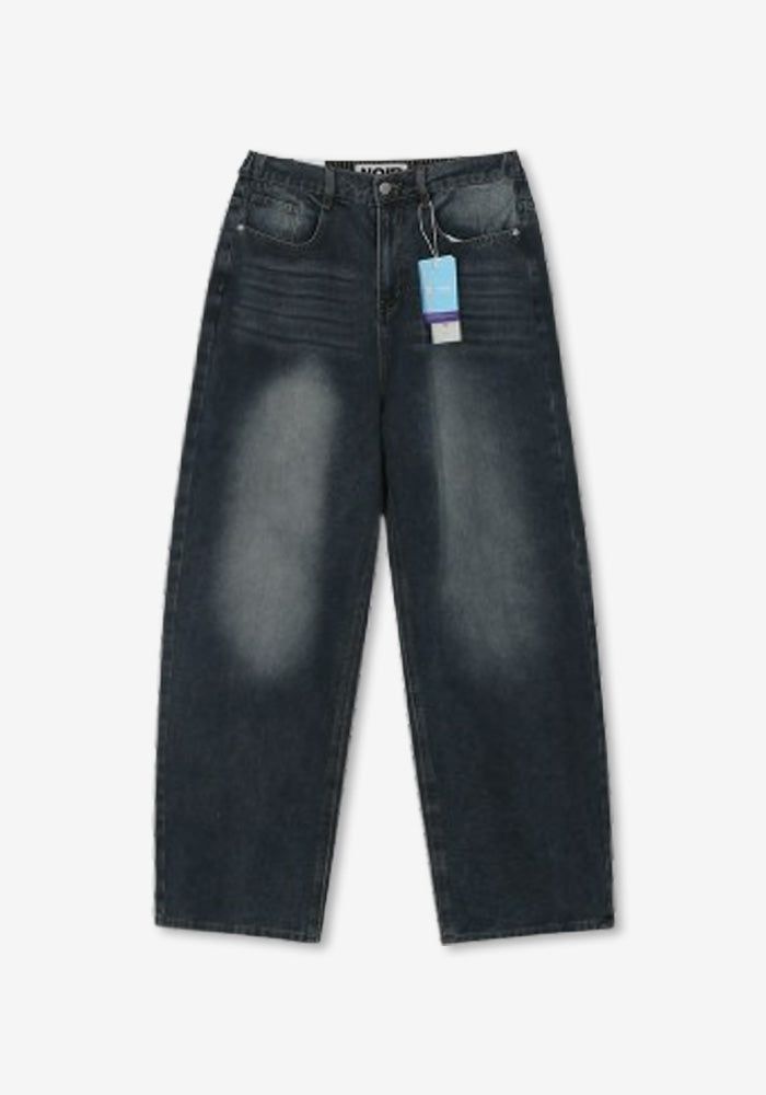 NU Wide Washing Denim Pants