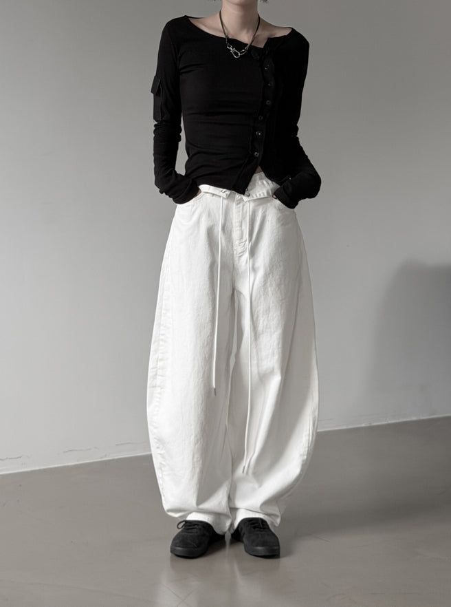 Structured Pocket Cardigan Top
