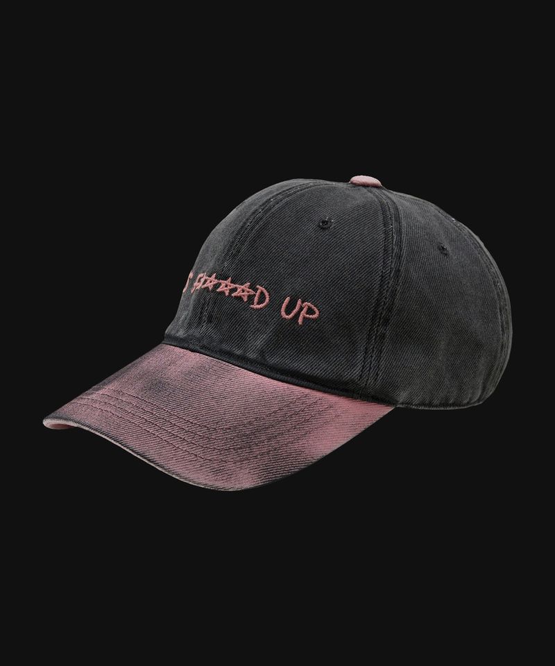 MESSAGE STRAPBACK DIRTY -CHARCOAL/CORAL-