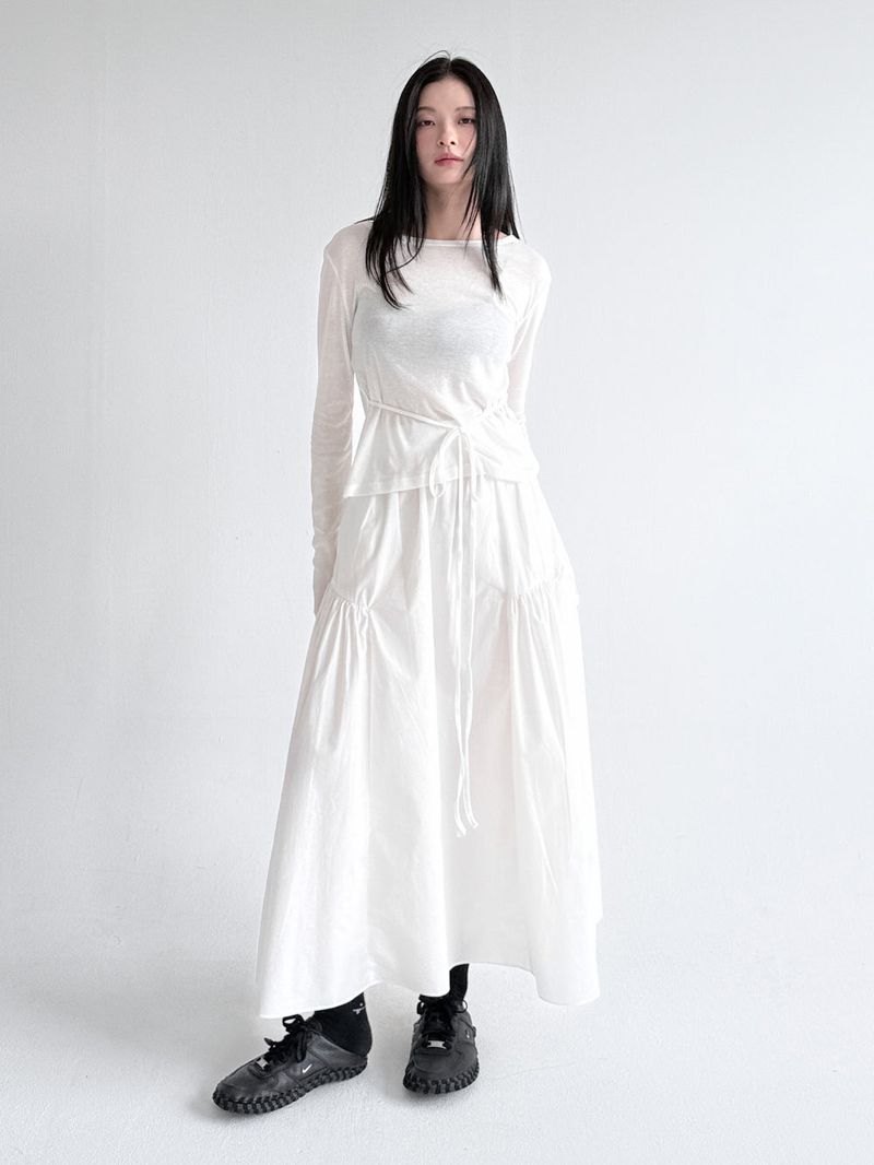  SOFT BOATNECK STRAP TEE