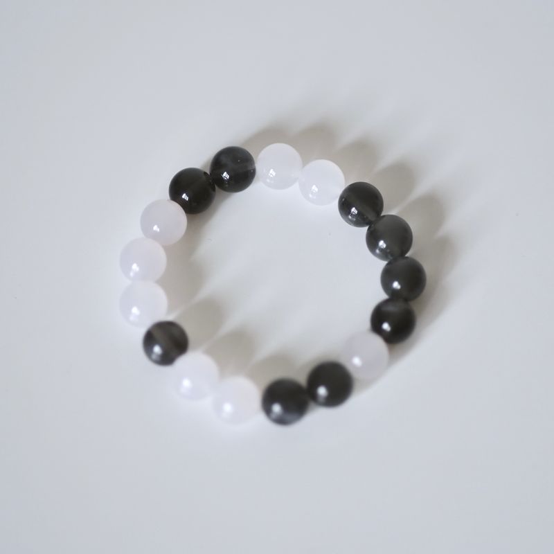 Hojicha Crystal Bracelet handmade