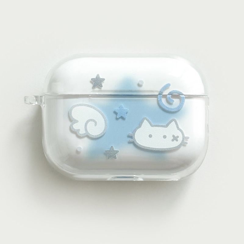 [AirPods] Angel cat hard case (only case)