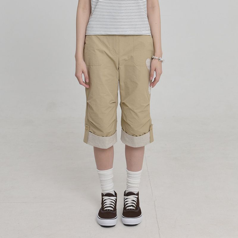WaiKei（ワイケイ）の「Check Applique Capri Pants（Pants）」