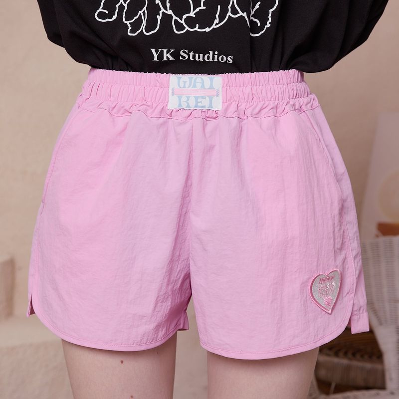 Heart Maltese Nylon Short Pants