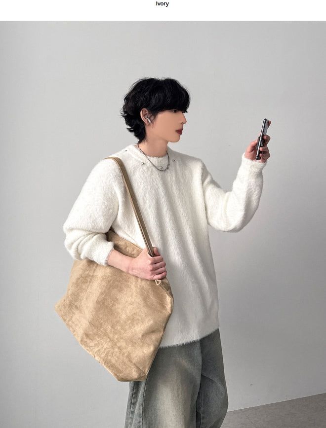 YOURNUS（ユアナス）の「Chloe Pearl Angora Knit（Tops）」