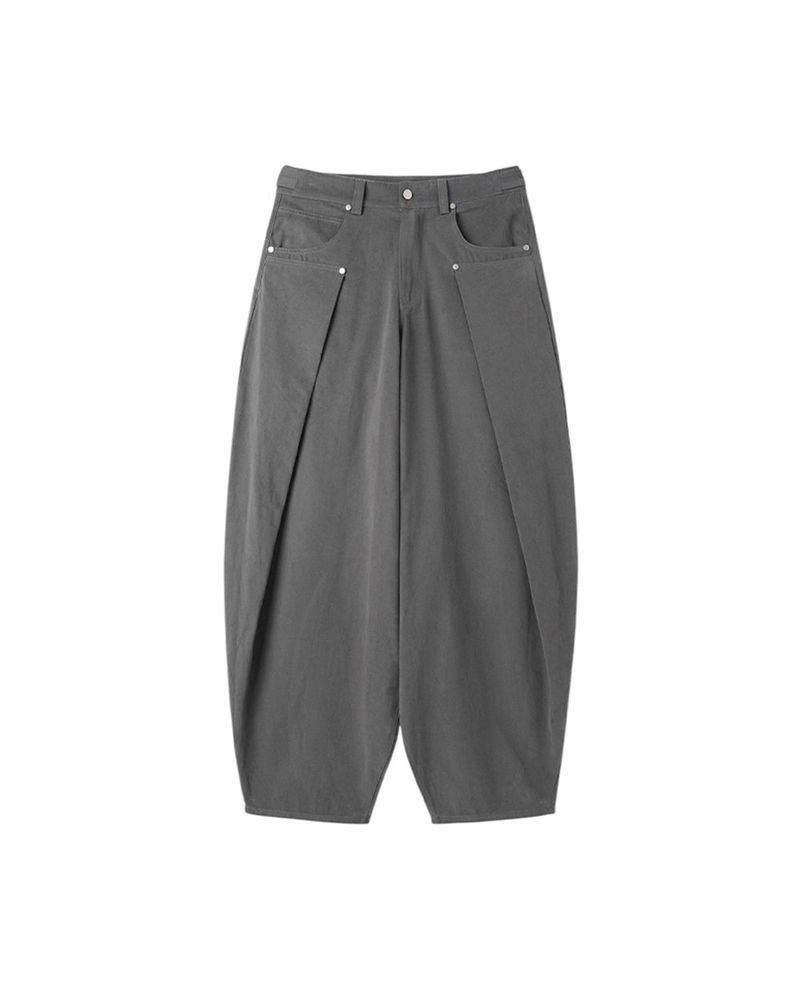 Cuff Bizo Balloon Cotton Pants