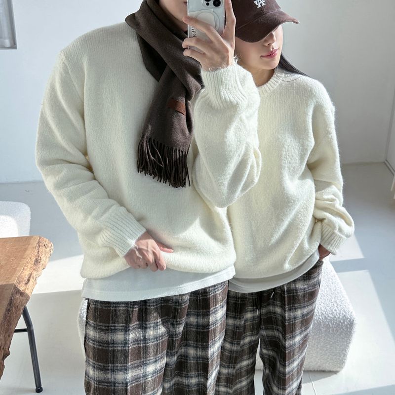 lemenne(ルメンヌ)の「LMN Elite Oversized-Fit Angora Mohair Knitwear (6 colors)(Tops)」