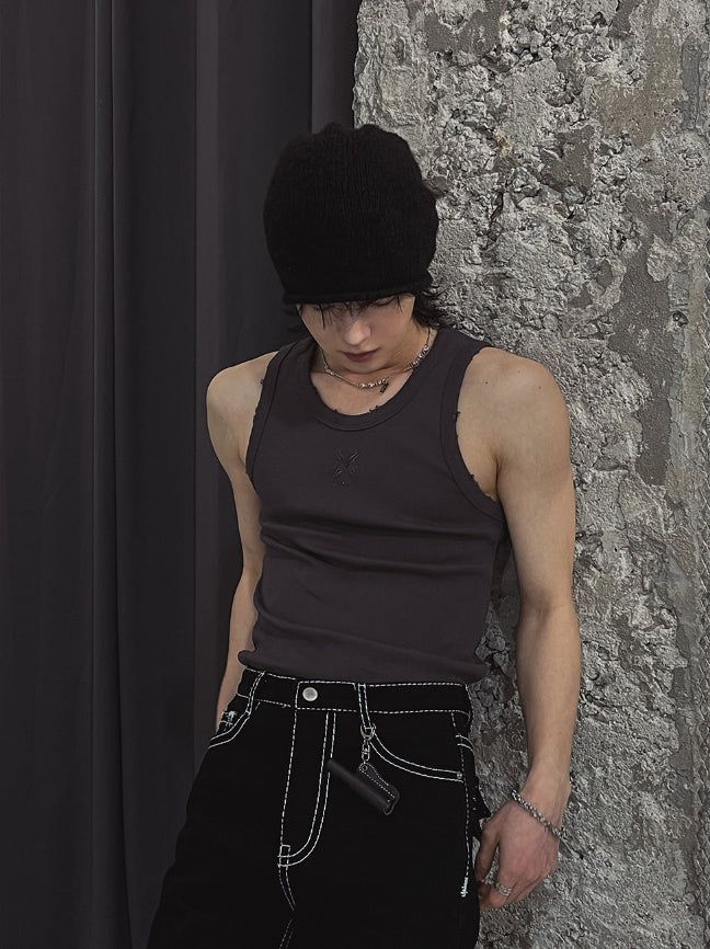 [LANARCH] Destroyed Logo Sleeveless