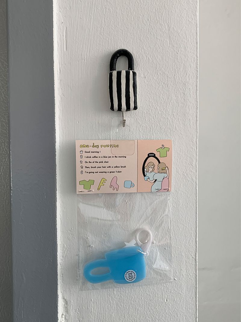 Bluecup keyring