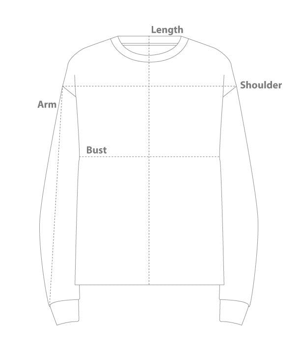 HANDWRITTEN LONG SLEEVE [ORANGE]
