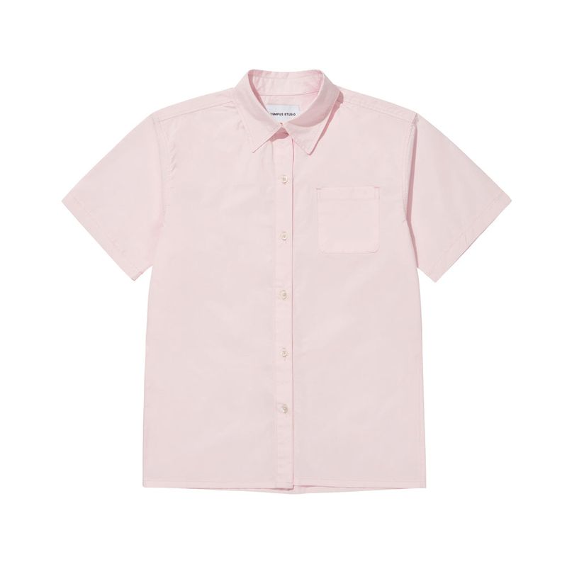 TEMPUSSTUDIO（テンプススタジオ）の「TEMPUS OVER-FIT HALF SLEEVE SHIRT [PINK]（Tops）」