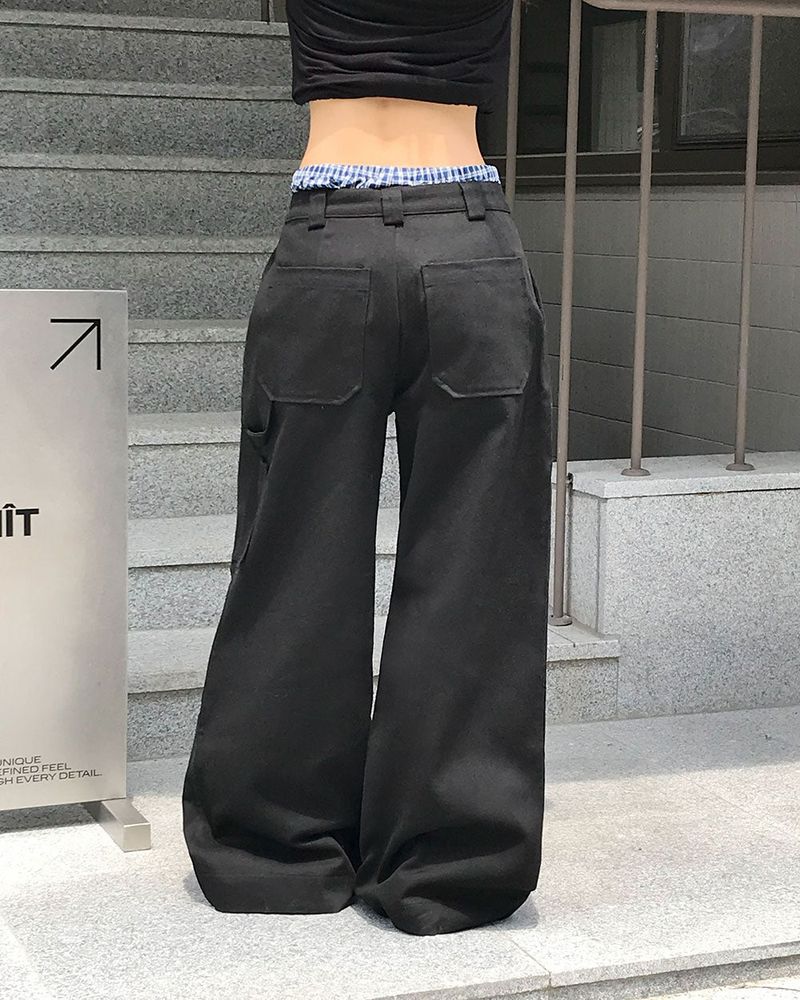 ミドルカーペンターディテールロングパンツ