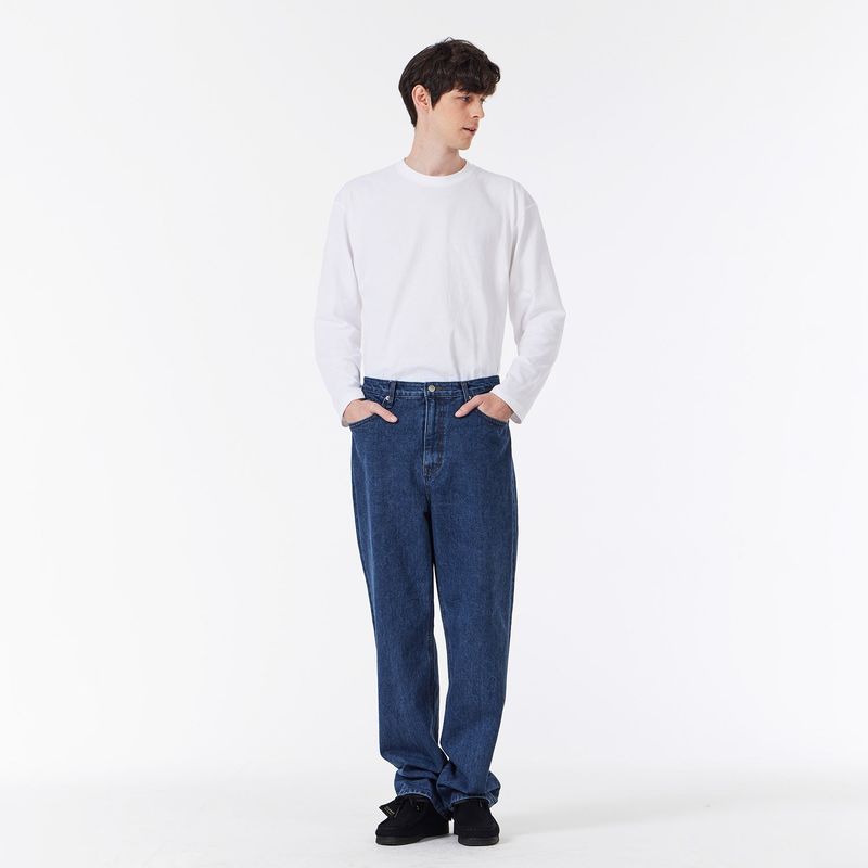 Signature Stud Regular Fit Denim Pants Dark Indigo