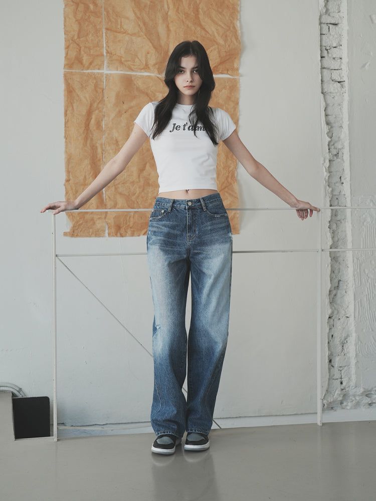 W1000 WIDE DENIM PANTS_DEEP BLUE