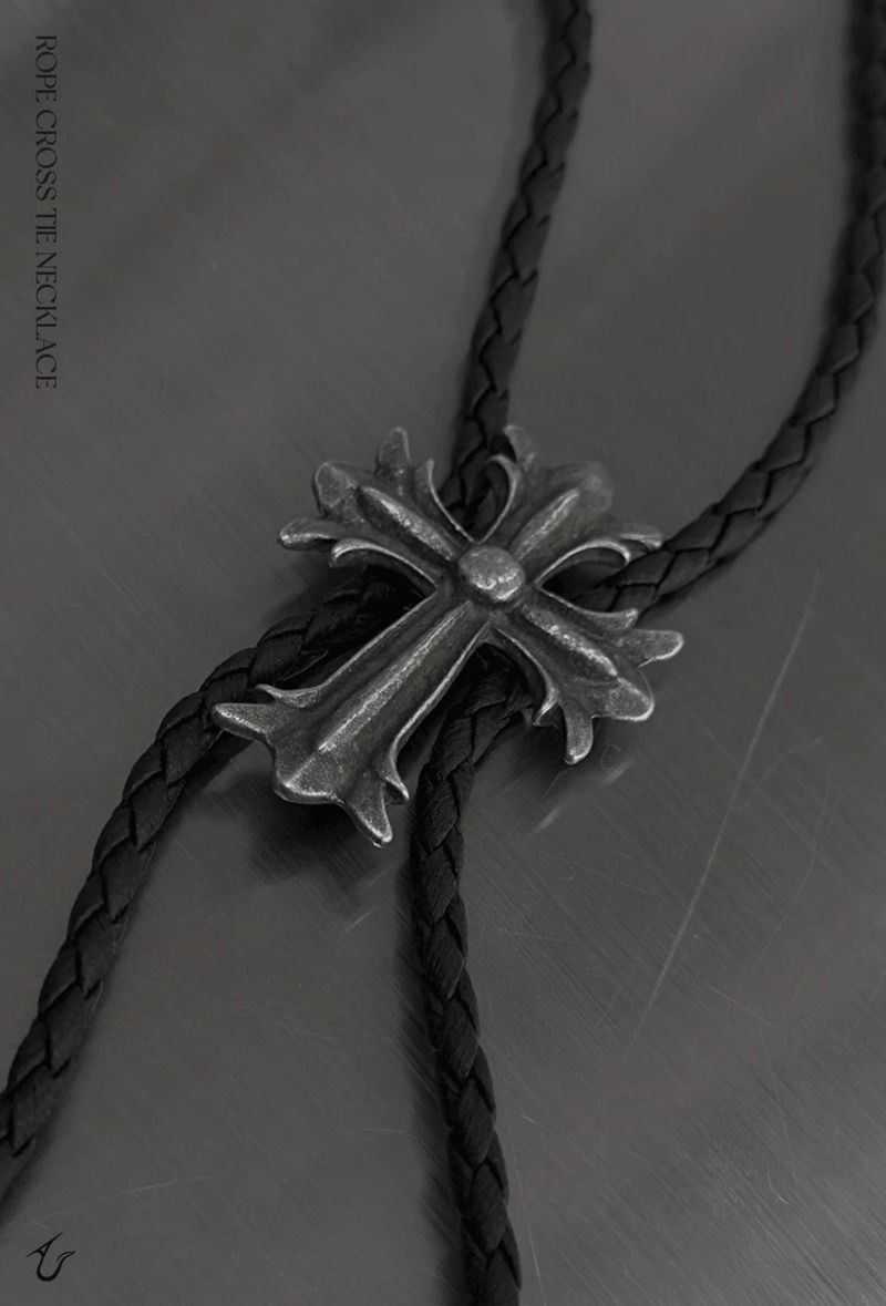URBAN UNIQUE（アーバンユニーク）の「ロープクロスタイネックレス（アクセサリー）」