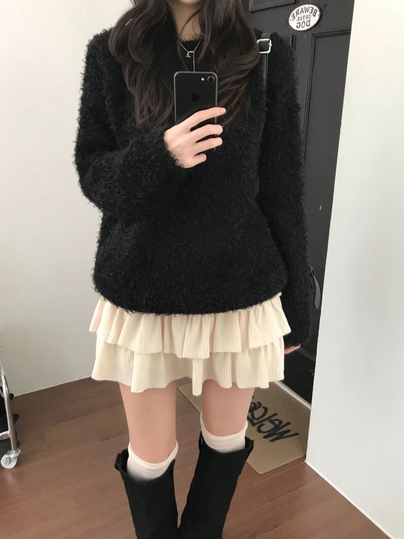 Kitten（キッテン）の「マーガレットボートネックニット (2 colors)（トップス）」
