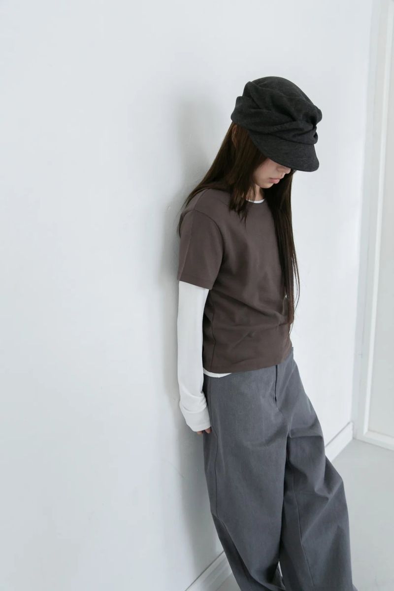 everyday half sleeve top(4colors)