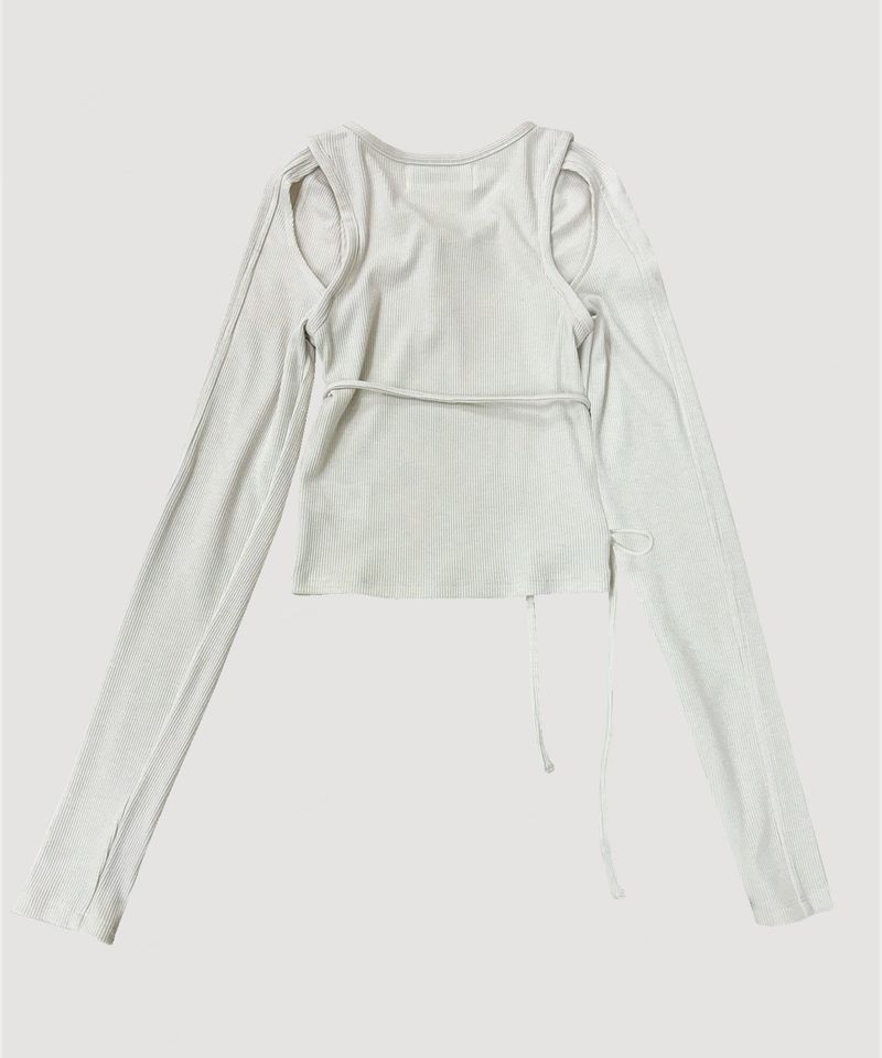 CUT OUT LONG SLEEVE TOP