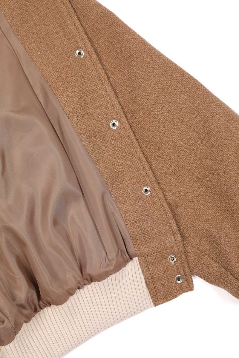 Wool Sporty Jacket [Brown]