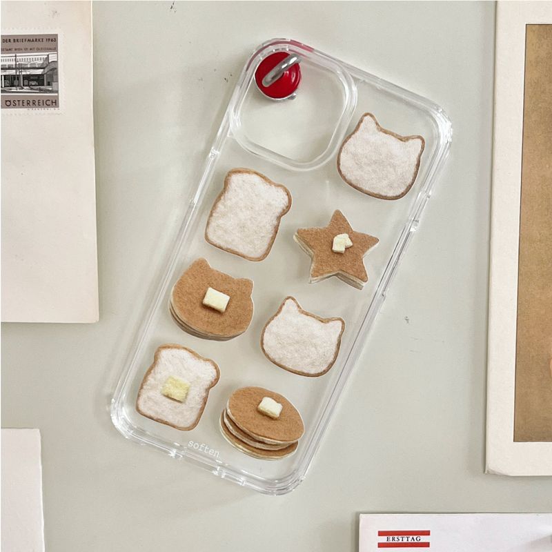 soften（ソプン）の「[MADE] キャットベーカリージェリーハードケース（スマホグッズ/小物）」
