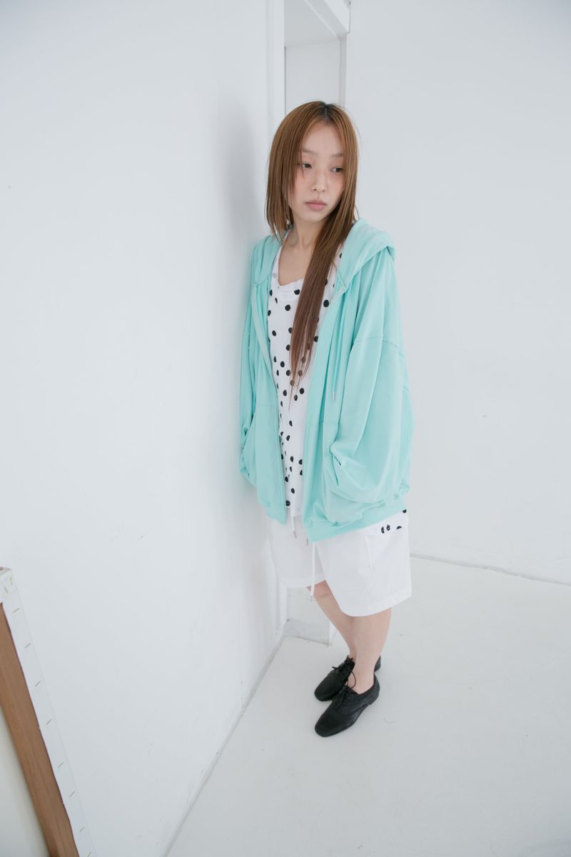 dot back knot sleeveless top(2colors)