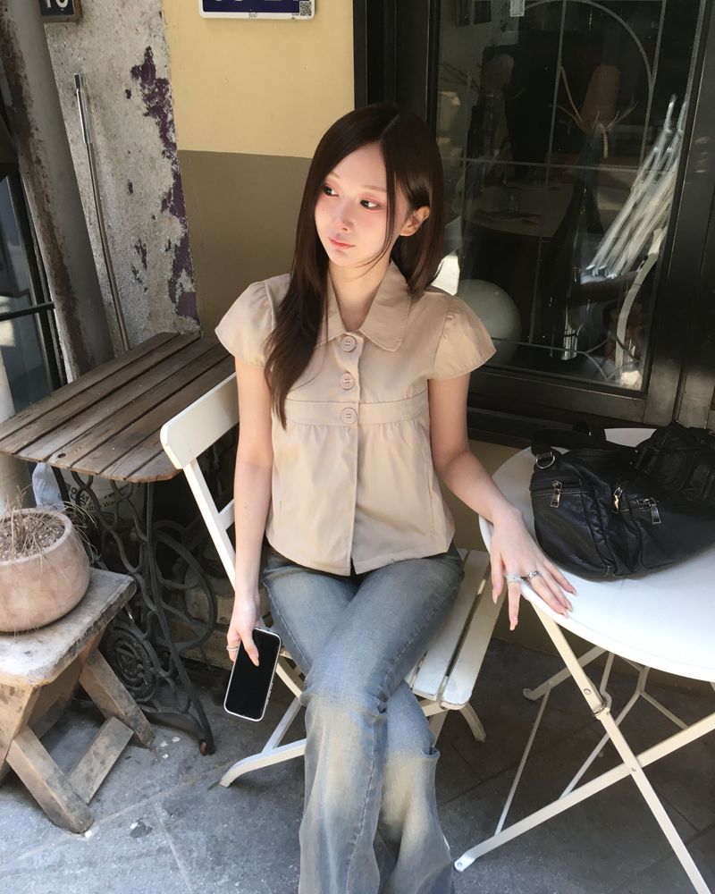 Button half shirts