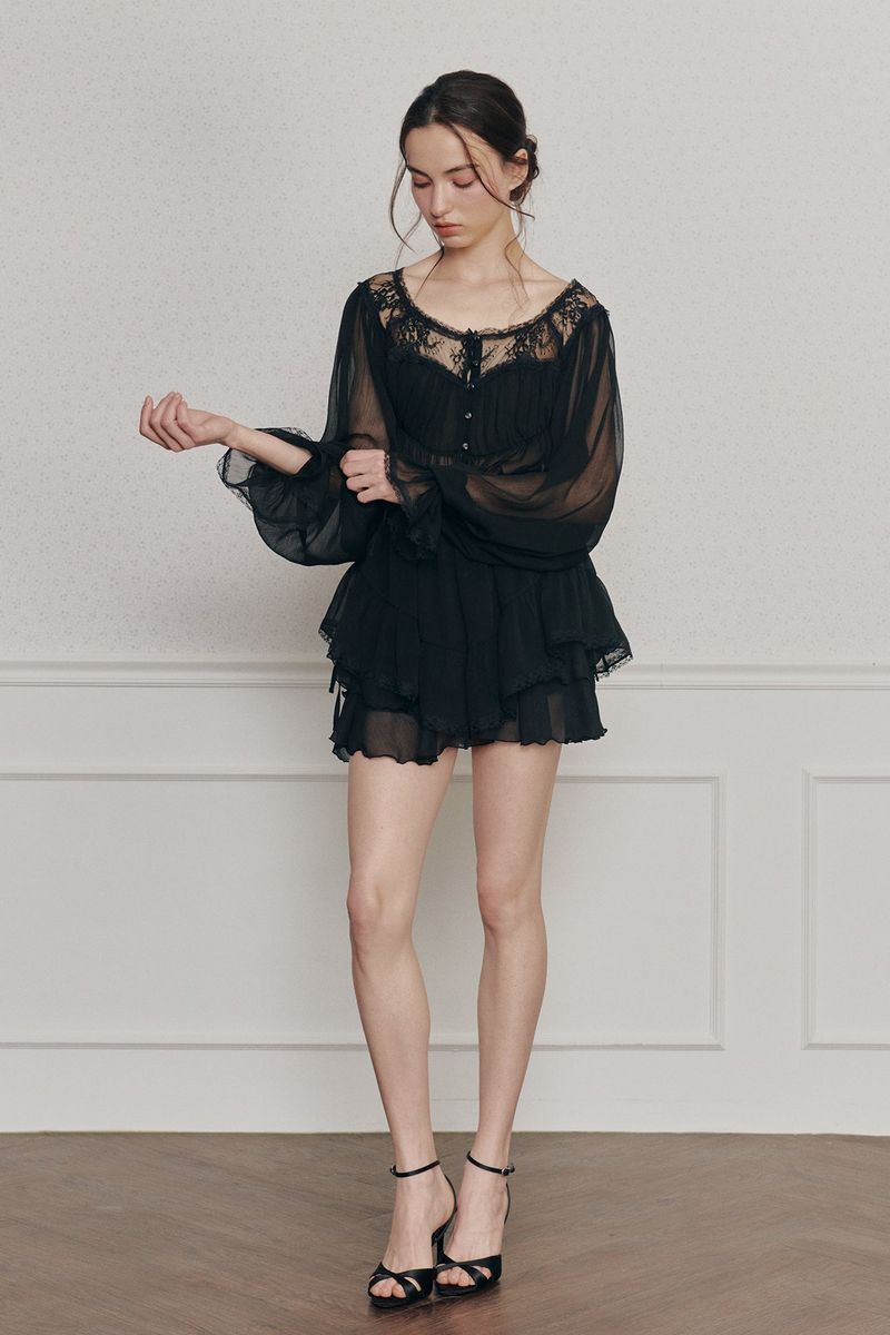 MOONRISE BLOUSE black