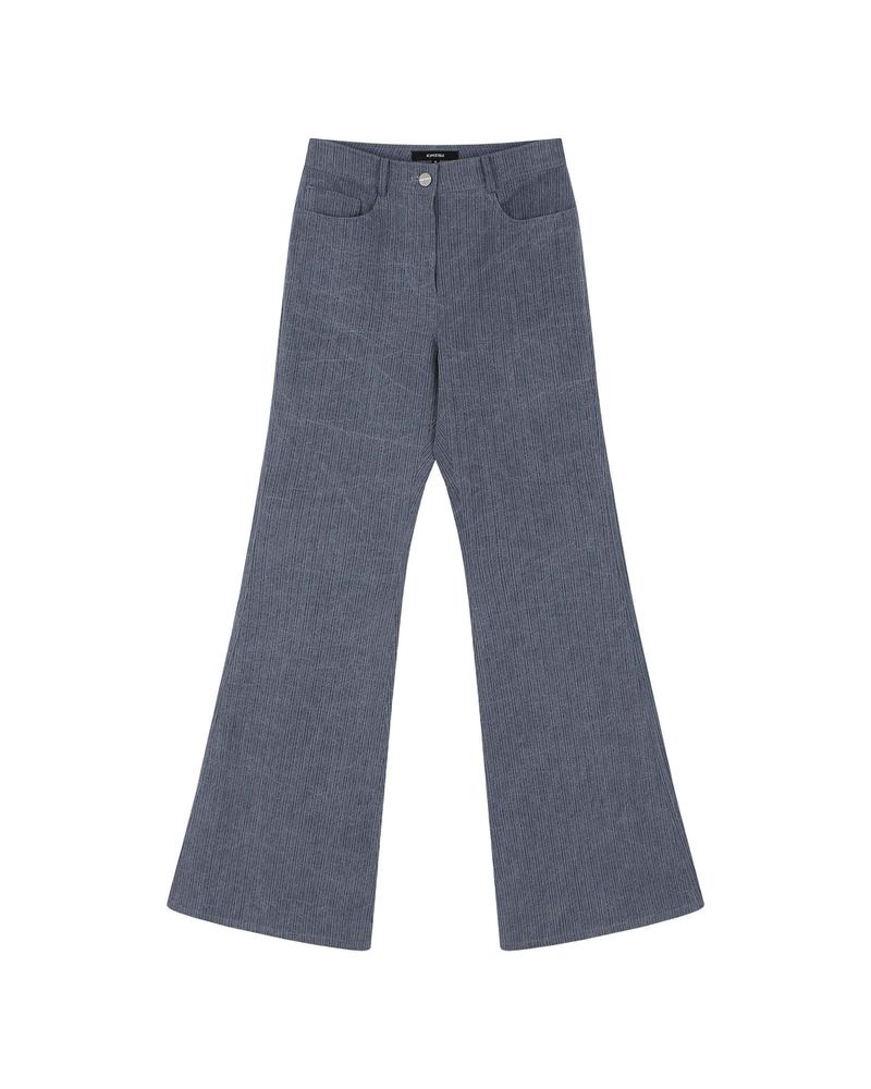 Stripe Bootcut Pants _ BLUE