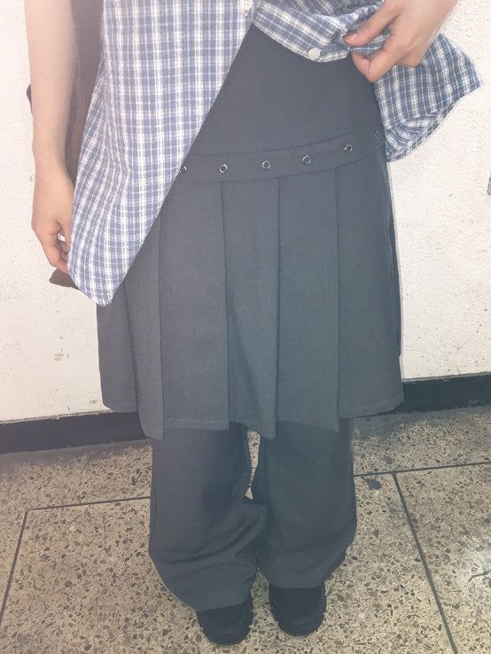 Hika Layered Skirt Pants