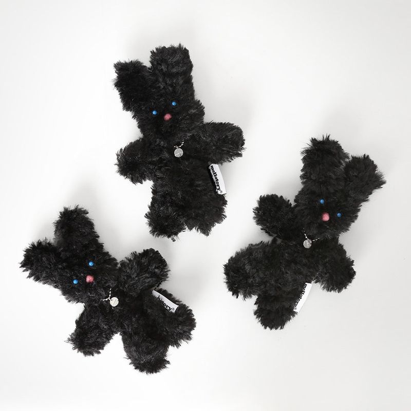 ボウクルラビットキーリング (BLACK)