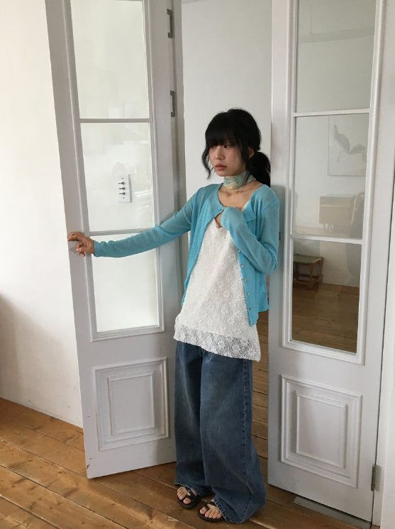 Tabby Summer Wide Denim Pants