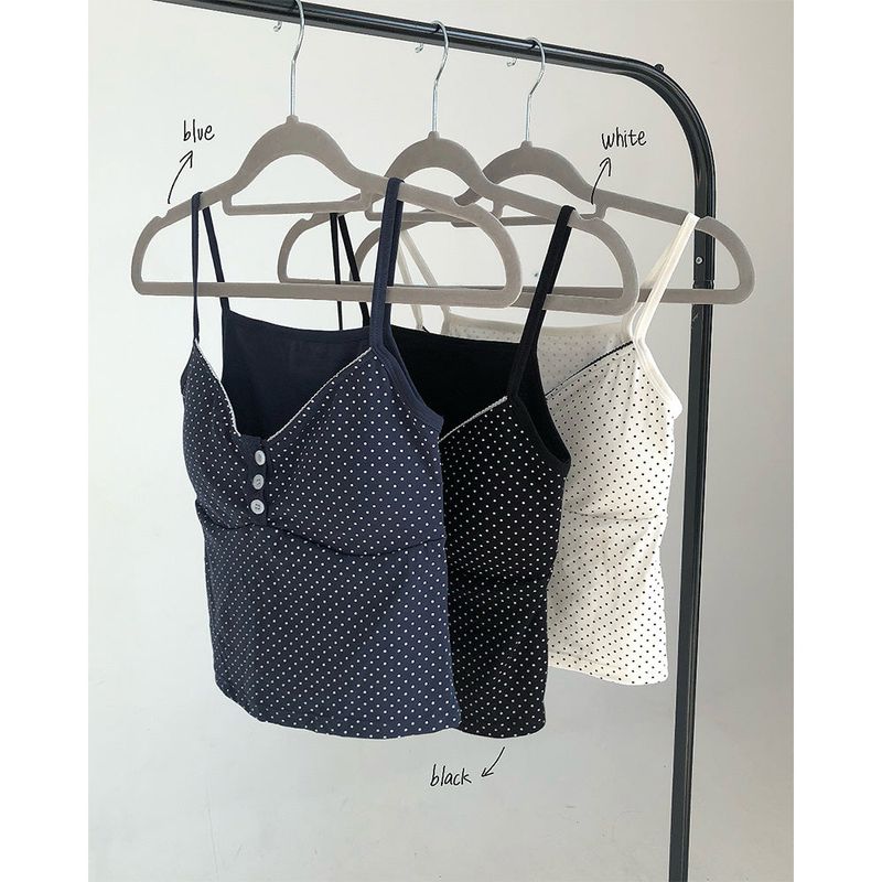Dot Lace Sleeveless